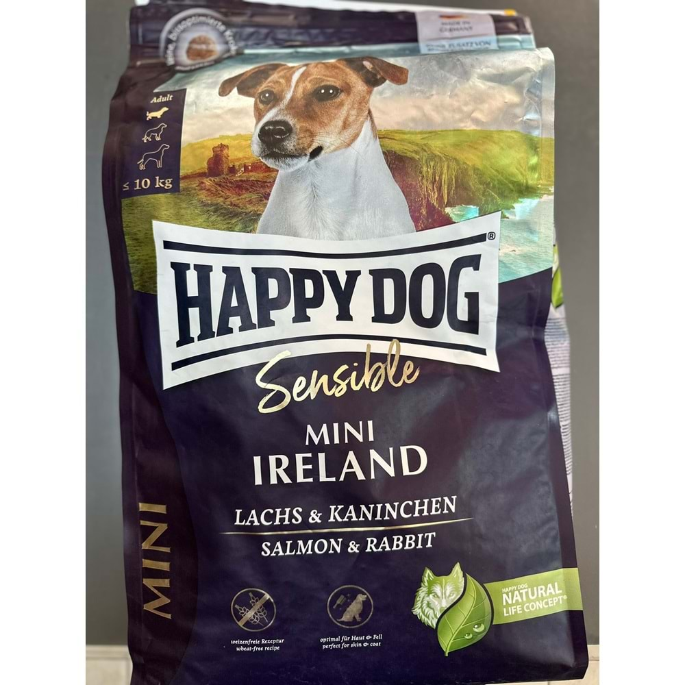 HAPPYDOGMİNİ IRELAND LACHS-KANINCHEN 4KG