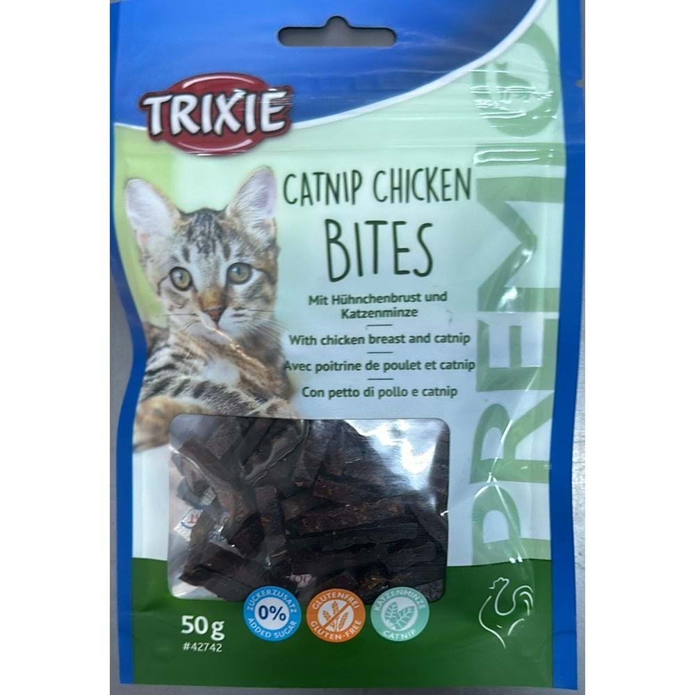 TRIXIE CATNIP CHICKEN BITES ÖDÜL50G