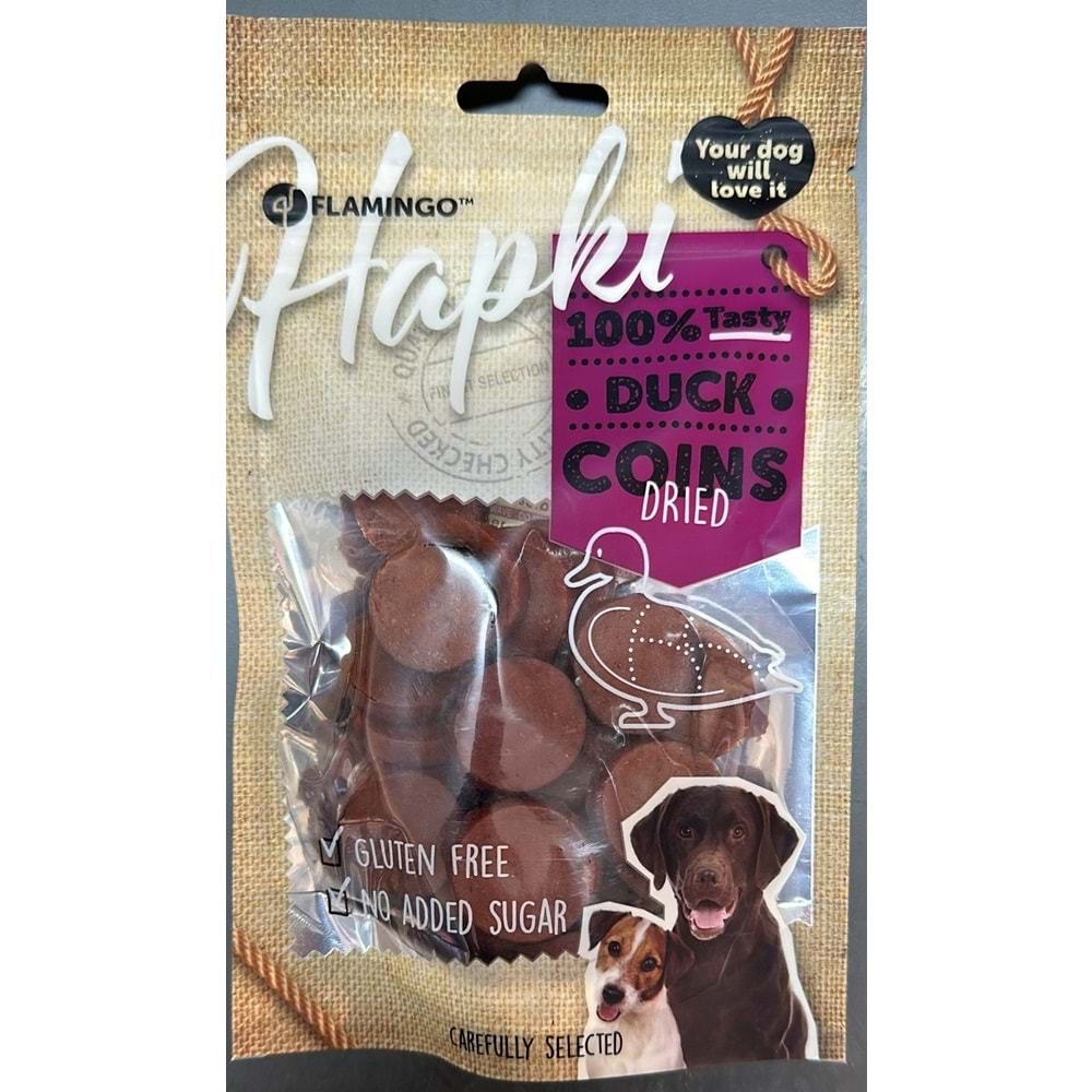 FLAMINGO COINS DRIED DUCK ÖDÜL 85 G