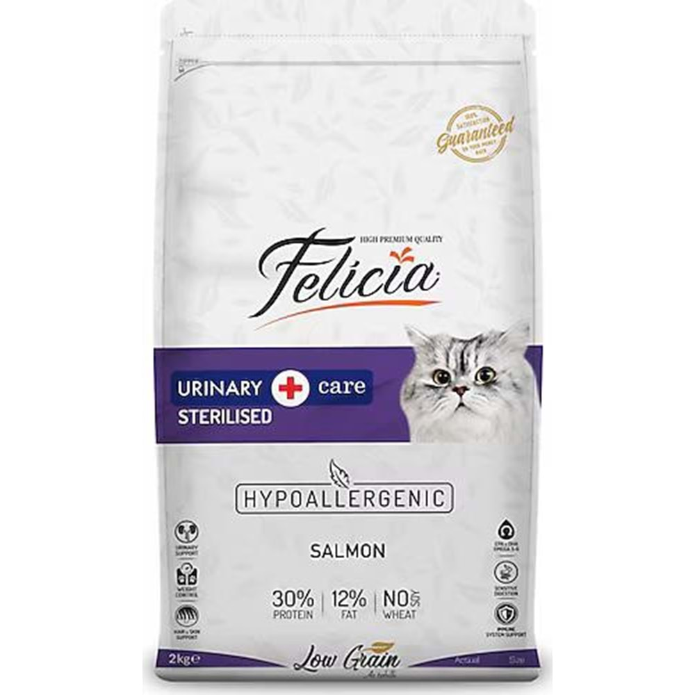 FELİCİA STERLİSED URINARY SALMON 2KG