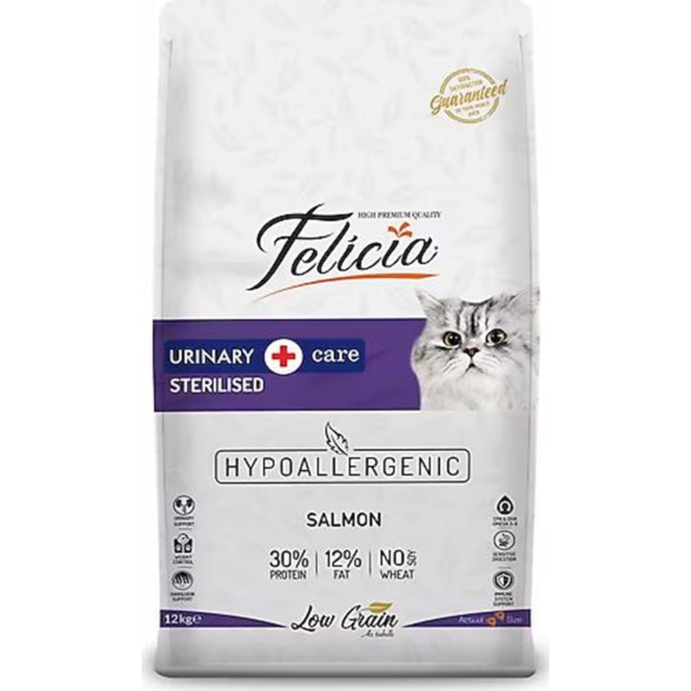 FELİCİA URINARY STERLİSED SALMON 12KG