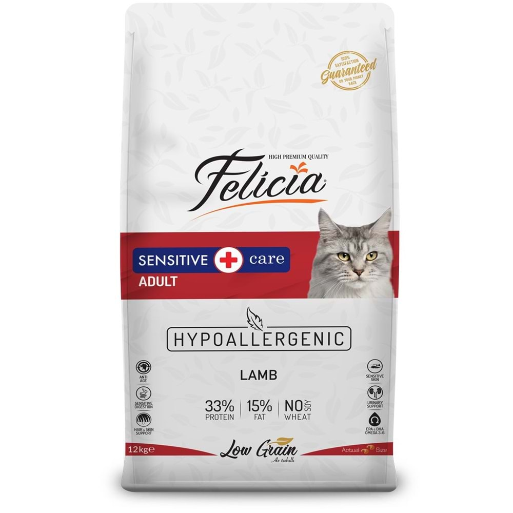 FELİCİA SENSİTİVE ADULT CAT LAMB 12KG