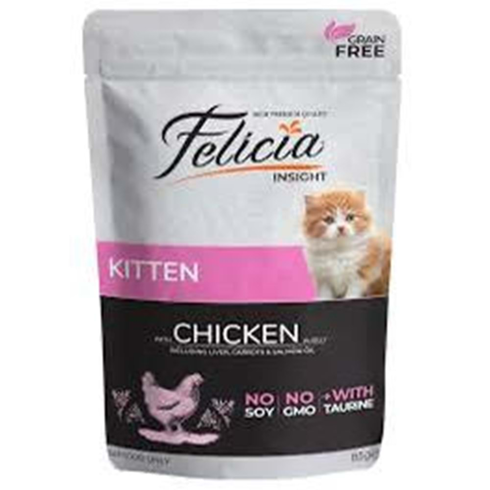 FELİCİA KİTTEN CHİCKEN POUCH 85GR