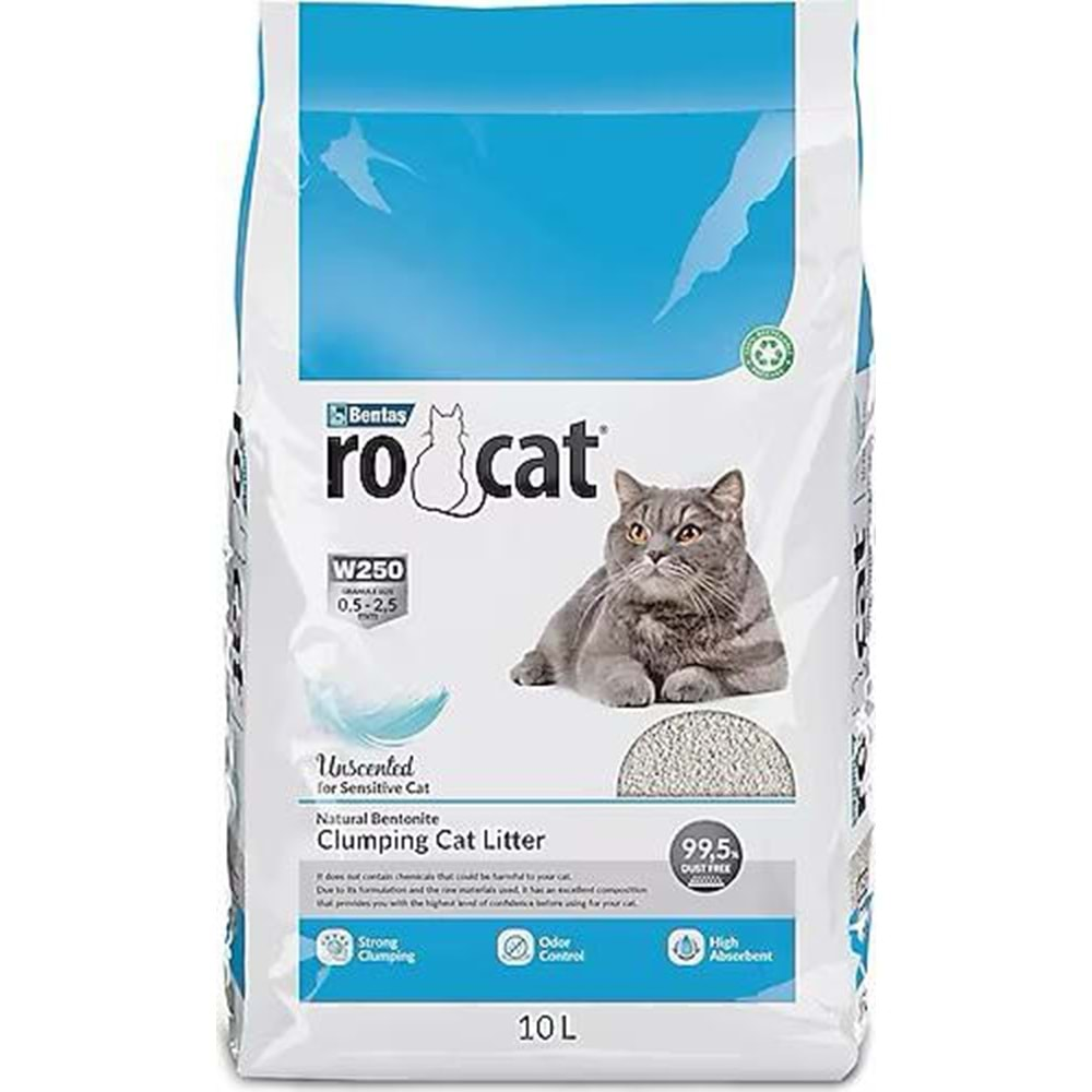 RO CAT KEDİ KUMU NATURAL 10L