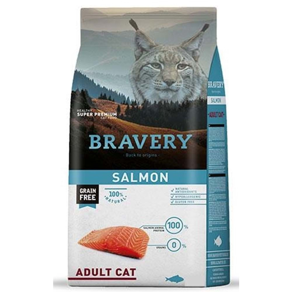 BRAVERY ADULT SALMON CAT 7KG