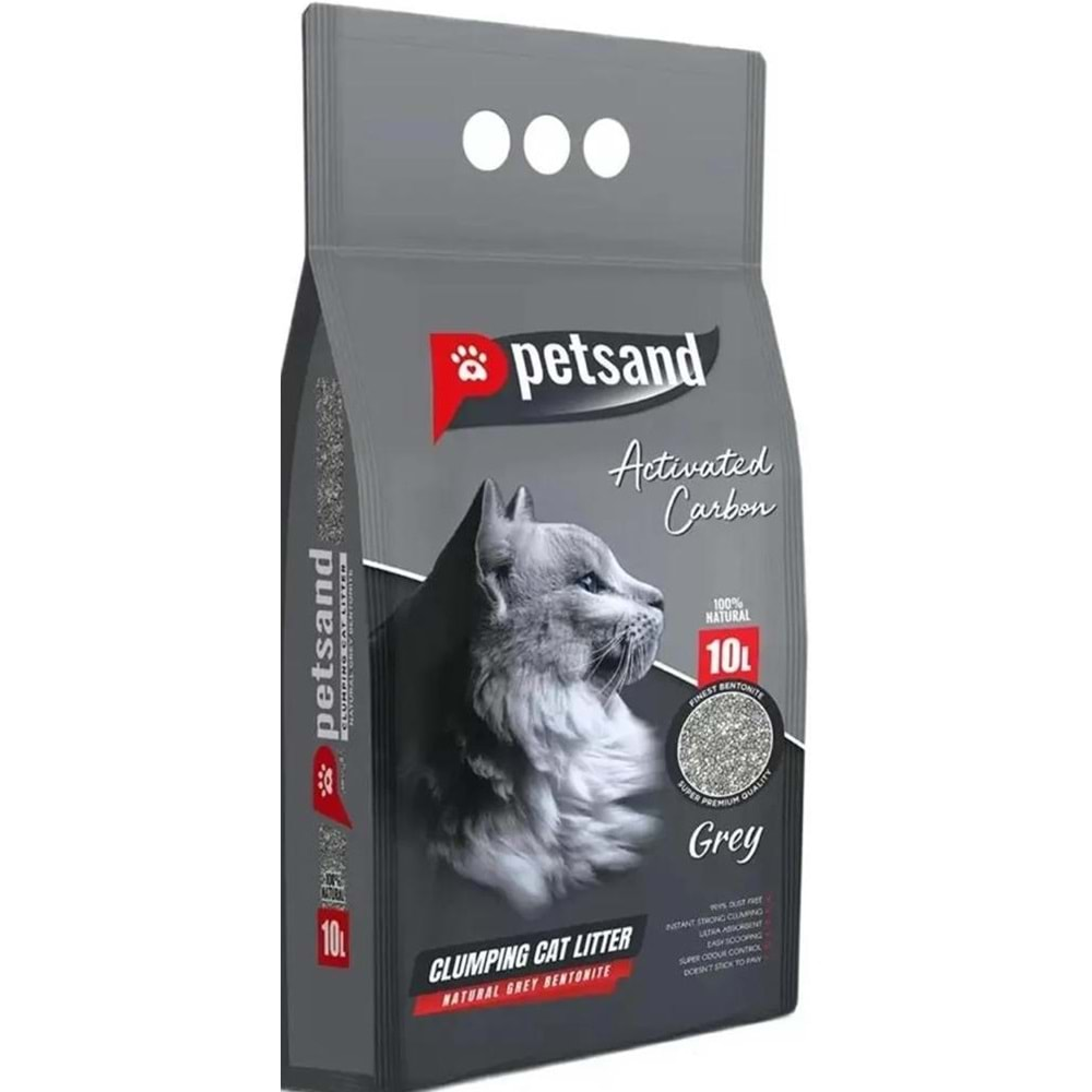 PETSAND GRAY CARBON 10LT