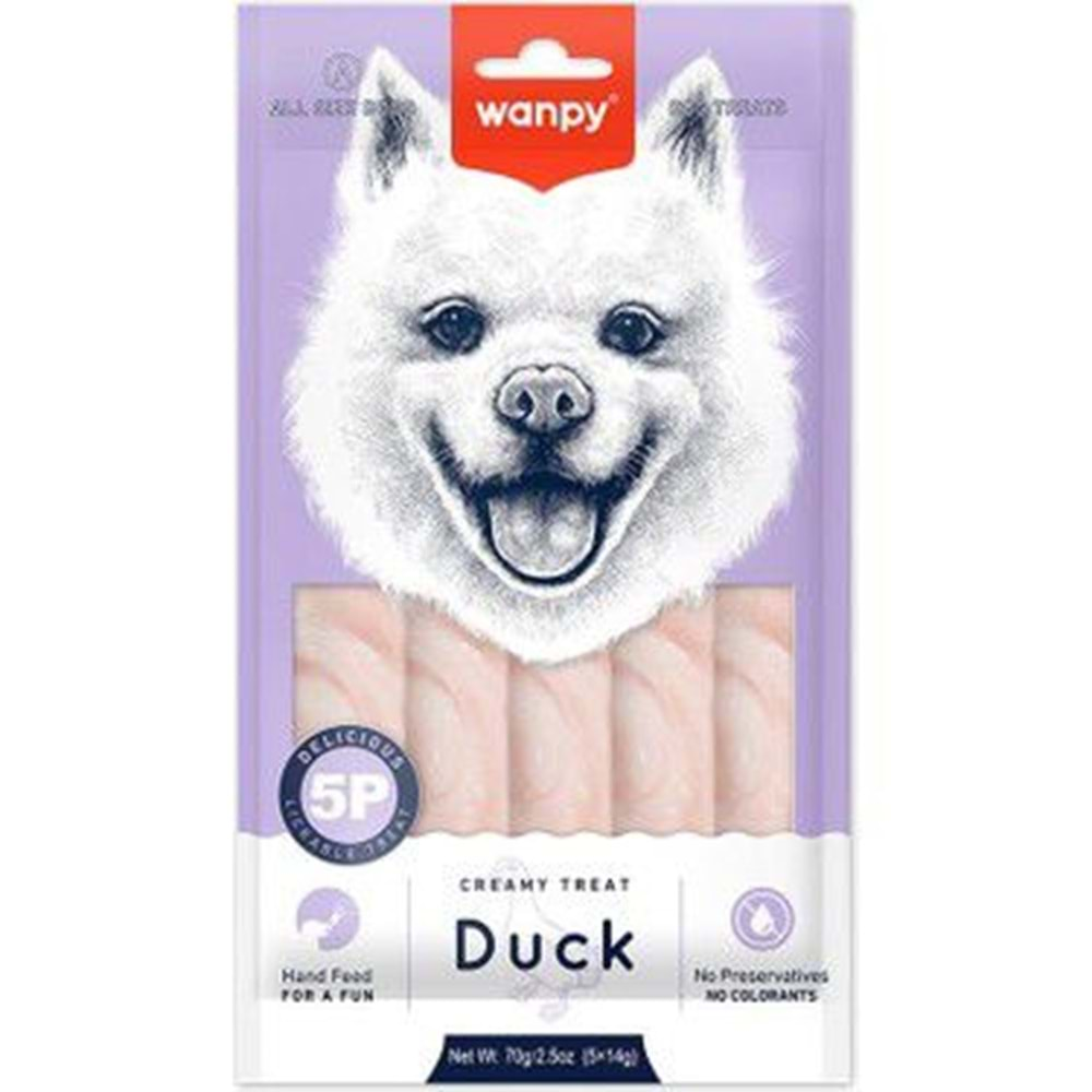 WANPY LICKABLE TREAT DUCK FOR DOG 14G&5PCS