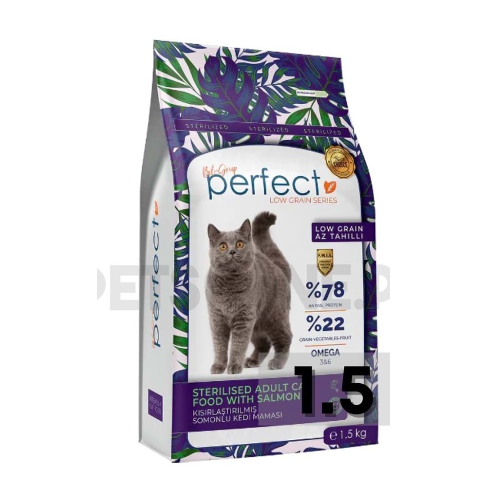 PERFECT LOW GRAIN STERLISED SALMON 1,5KG