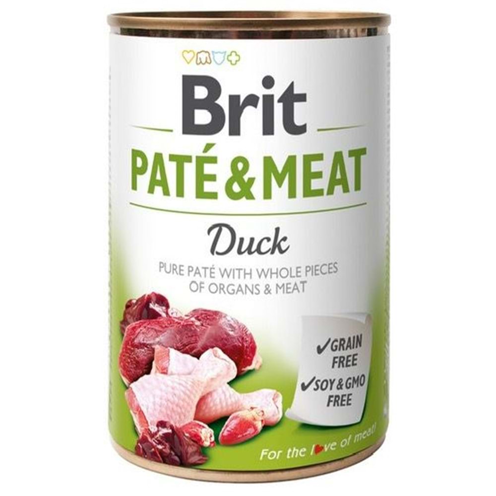 BRIT PATE & MEAT DUCK 800GR