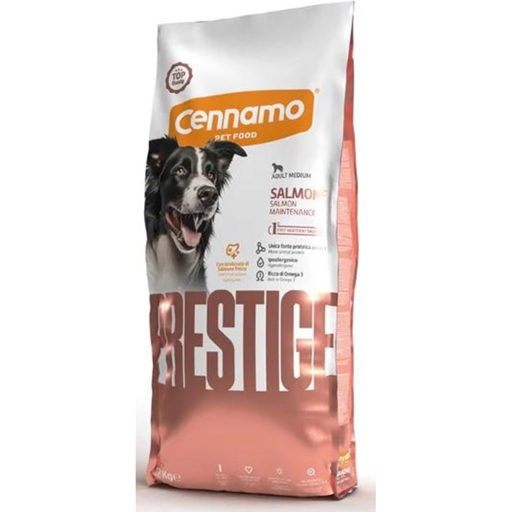 CENNAMO PRESTIGE SALMON MIDEUM ADULT 12KG
