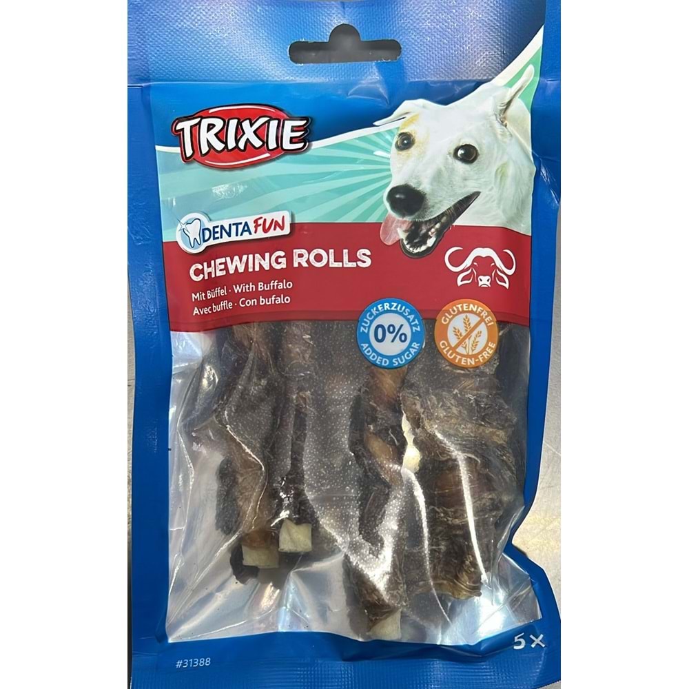 TRIXIE DENTA FUN ROLLS WITH BUFFALO 12CM