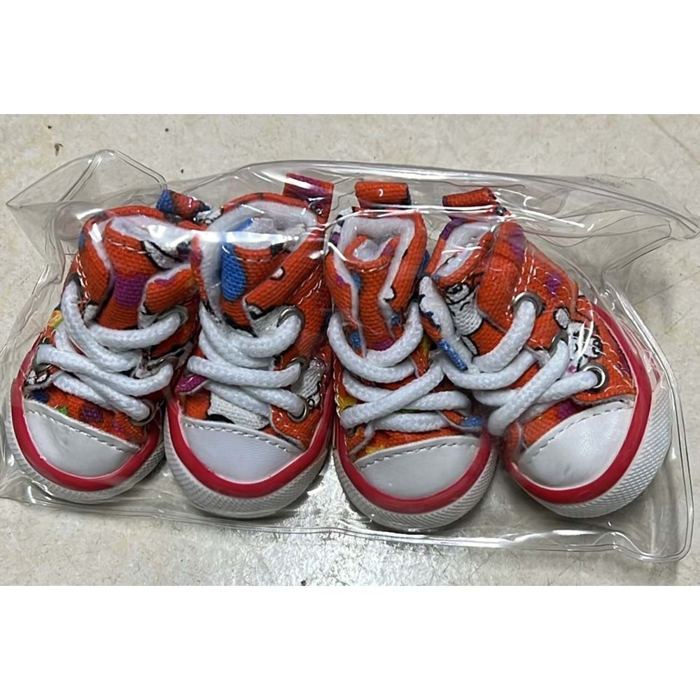 KÖPEK AYAKKABI CONVERSE TURUNCU (M)