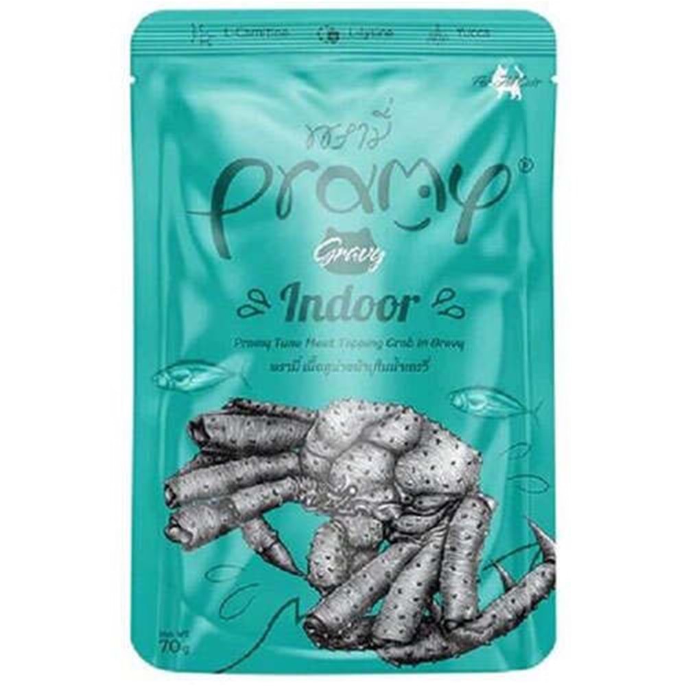 PRAMY TUNA YENGEÇLİ GRAVY INDOOR 70GR