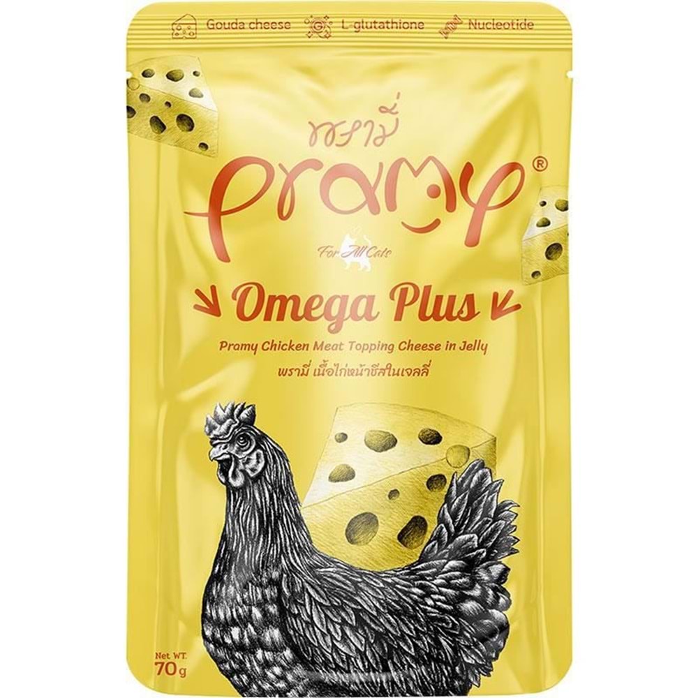 PRAMY OMEGO TAVUK VE PEYNİRLİ 70G