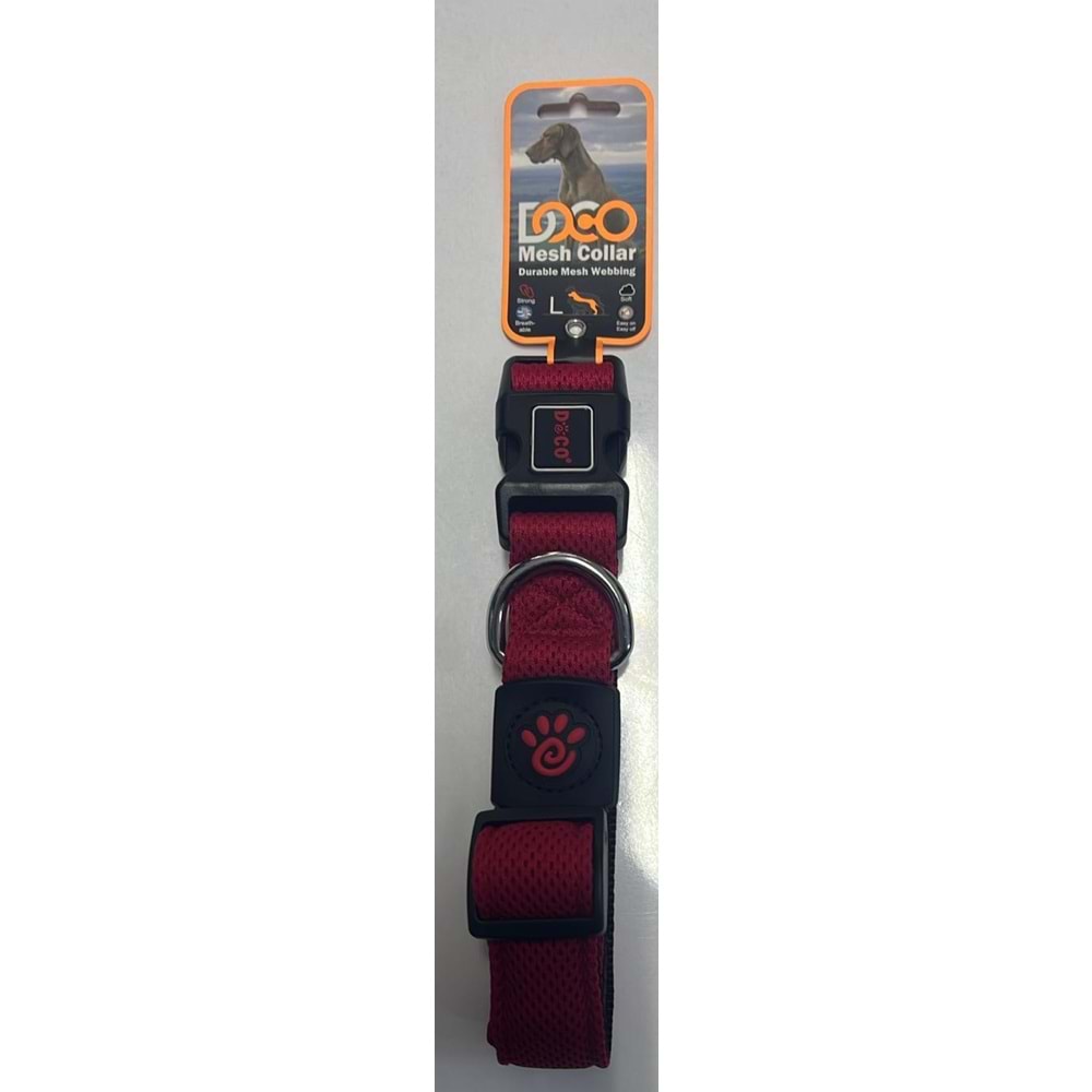 DOCO YUMUŞAK DOKU BOYUNLUK KIRMIZI(L)