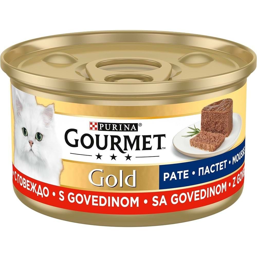 GOURMET KIYILMIŞ SIĞIR ETLİ YAŞ MAMA 85GR