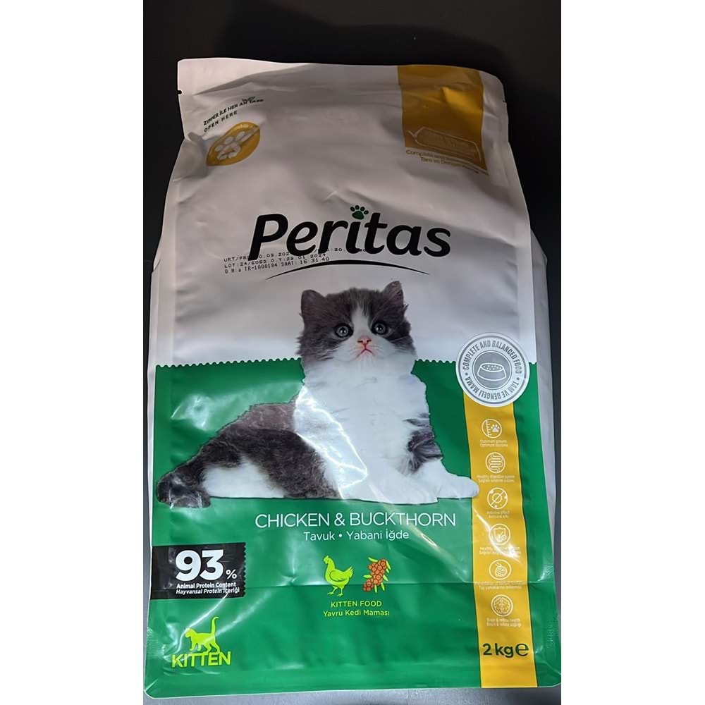 PERİTAS KİTTEN TAVUKLU 2KG