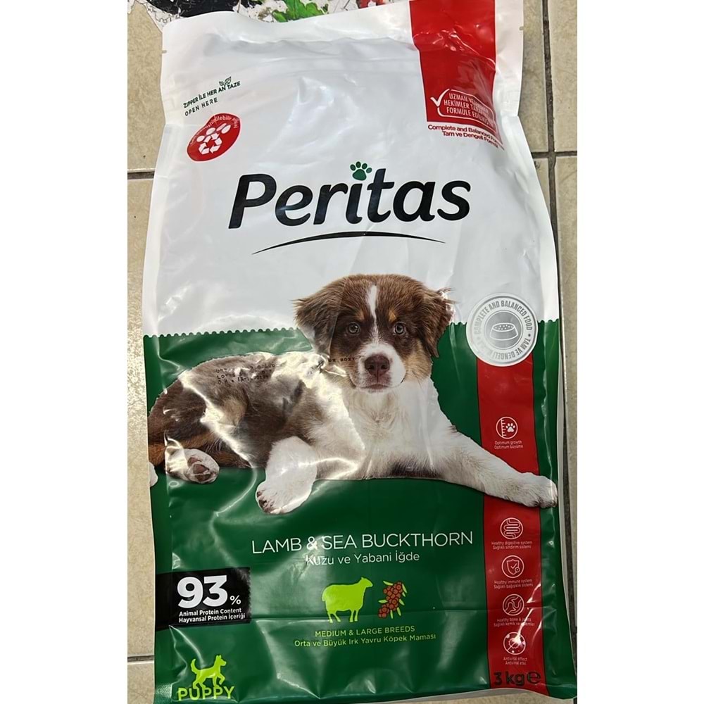 PERİTAS PUPPY M/L LAMB 3 KG