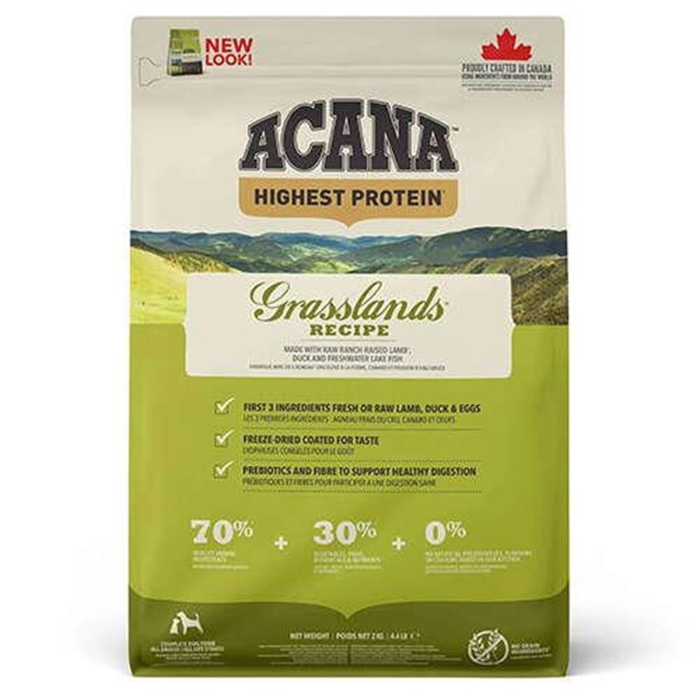 ACANA GRASSLANDS DOG FOOD 2KG