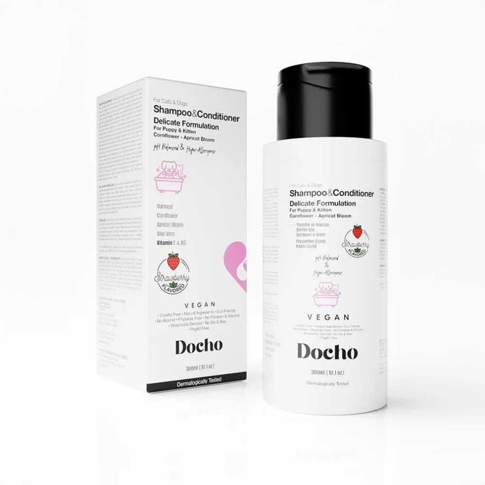 DOCHO DELICATE YAVRU VE HASSAS DERİ ŞAMPUAN KREM 300ML