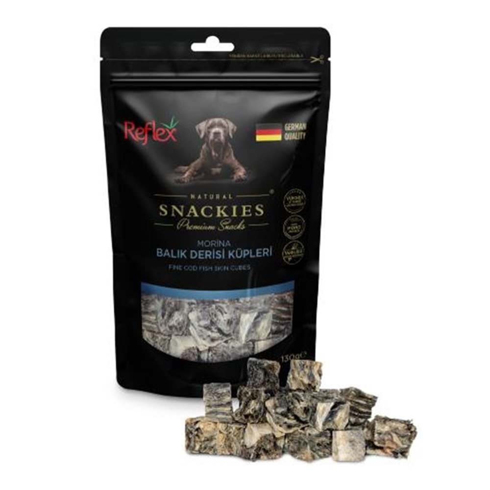 REFLEX SNACKIES BALIK DERİSİ KÜPLERİ 130G