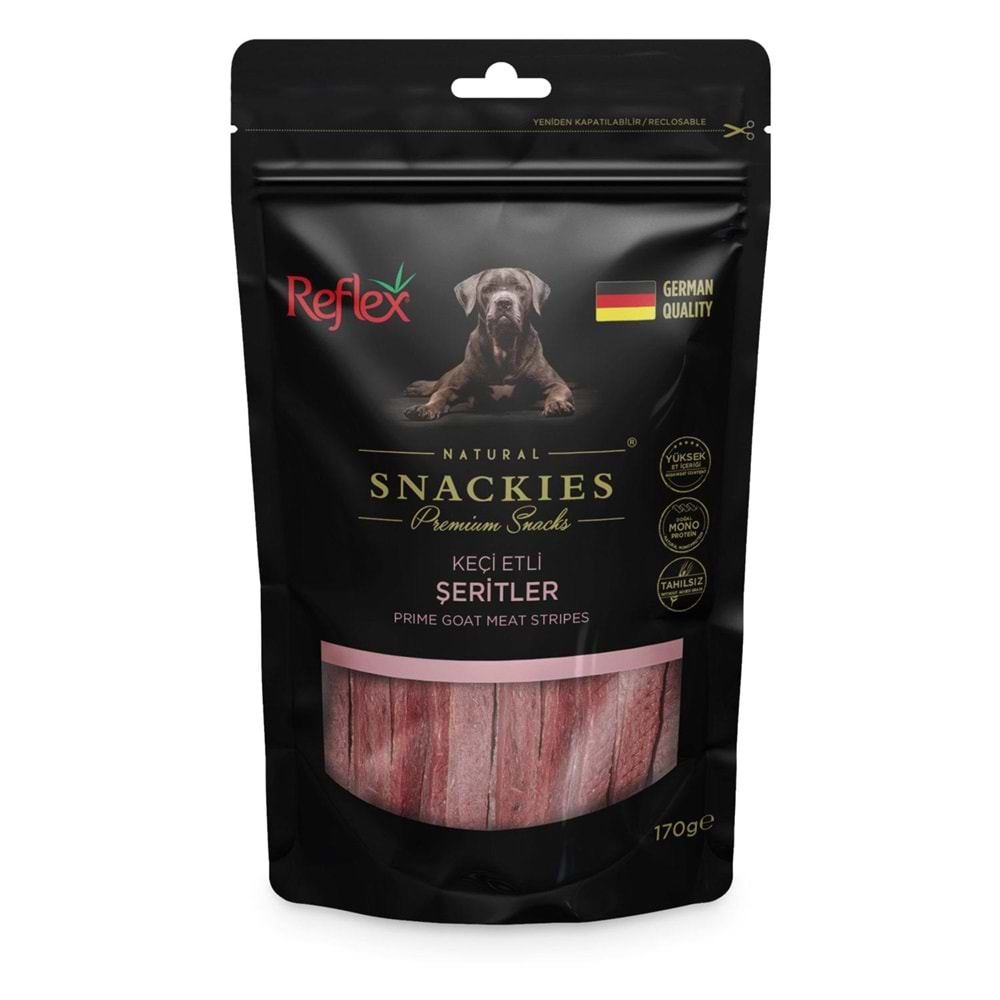 REFLEX SNACKIES KEÇİ ETLİ ŞERİTLER 170G