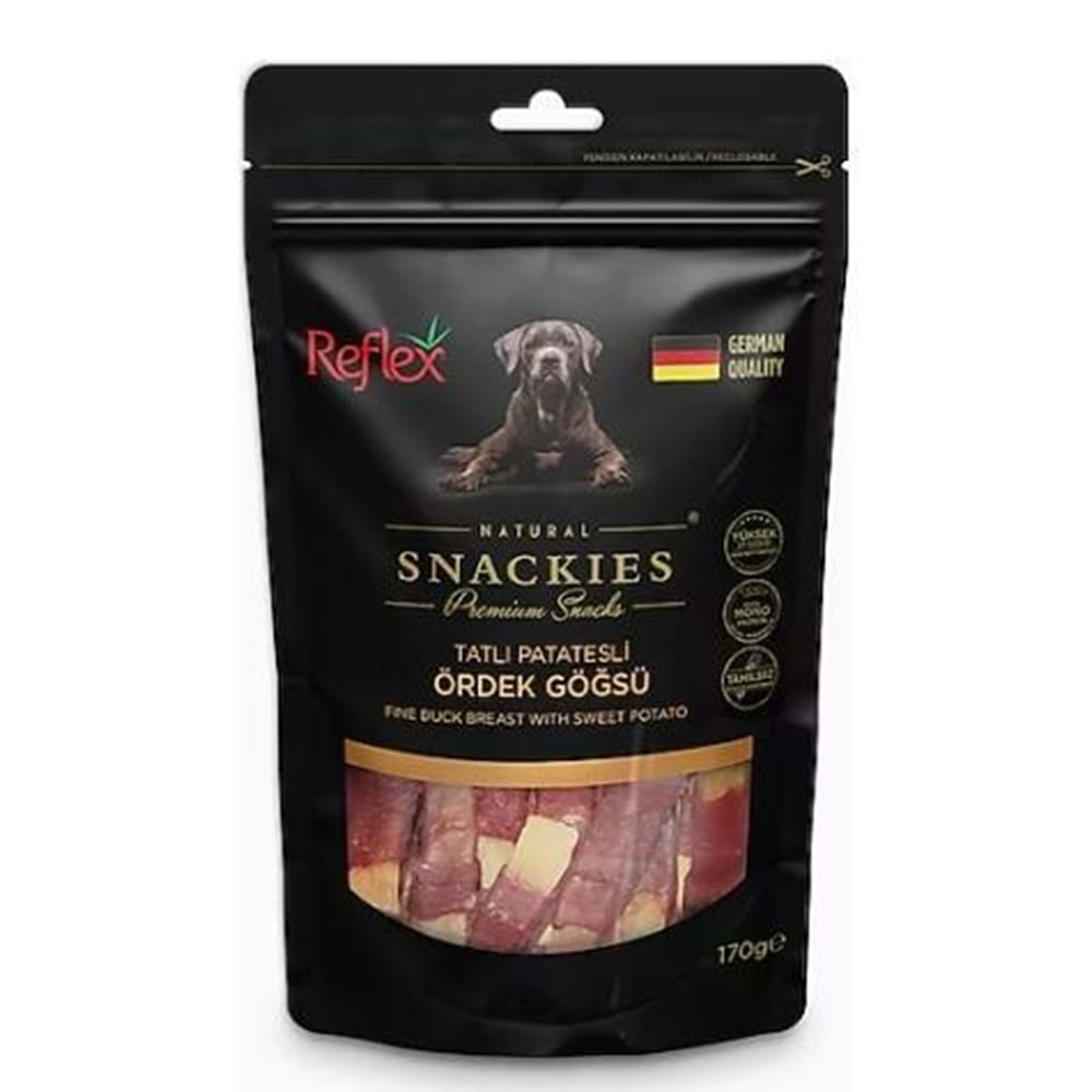 REFLEX SNACKIES TATLI PATATESLİ ÖRDEK GÖĞÜS 170G