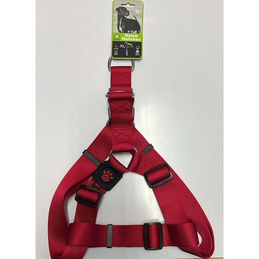 DOCO GÖĞÜSLÜK HARNESS KIRMIZI(XL)