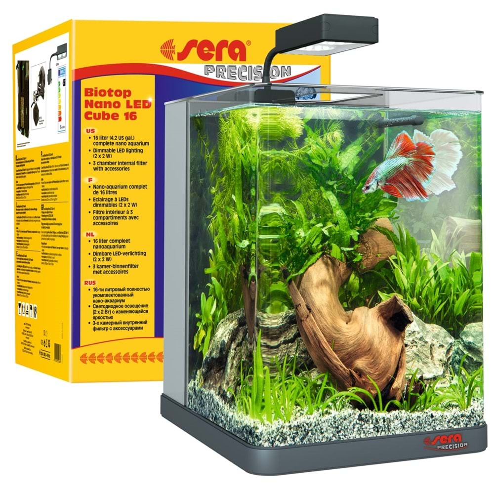 SERA BİOTOP NANO LED CUBE 16