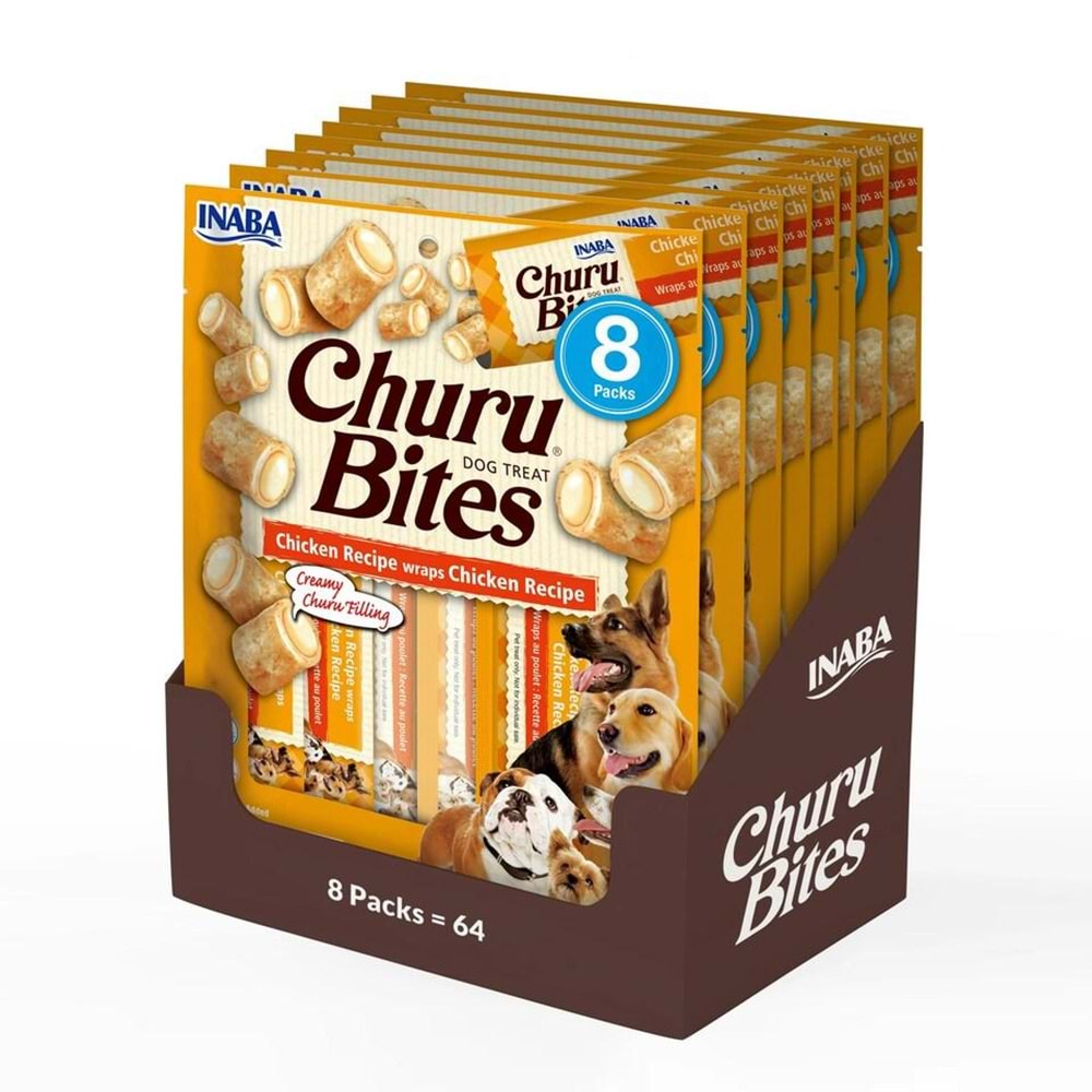 CHURU BITES DOG CHICKEN 8PACKS