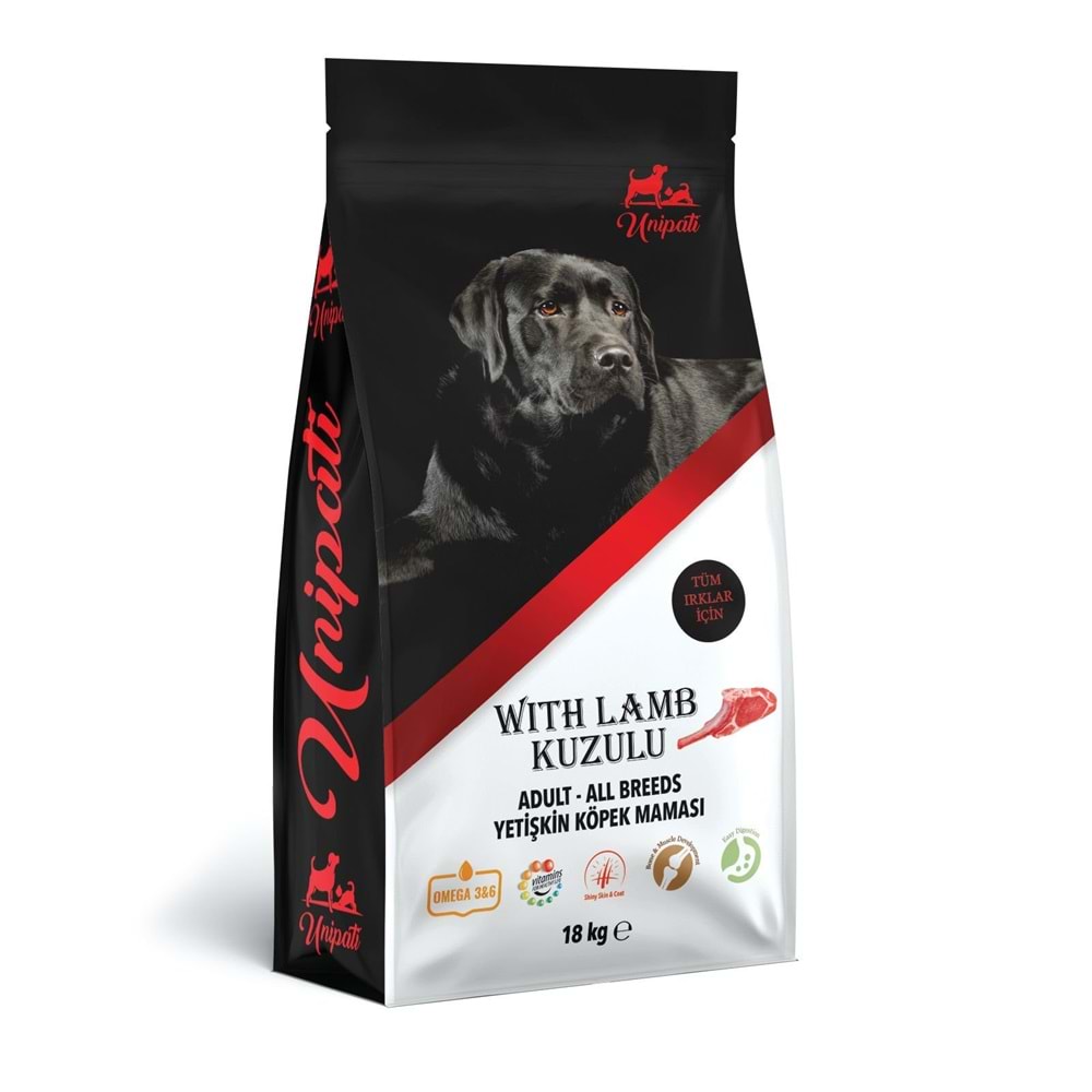 UNI PATİ ADULT LAMB 18KG