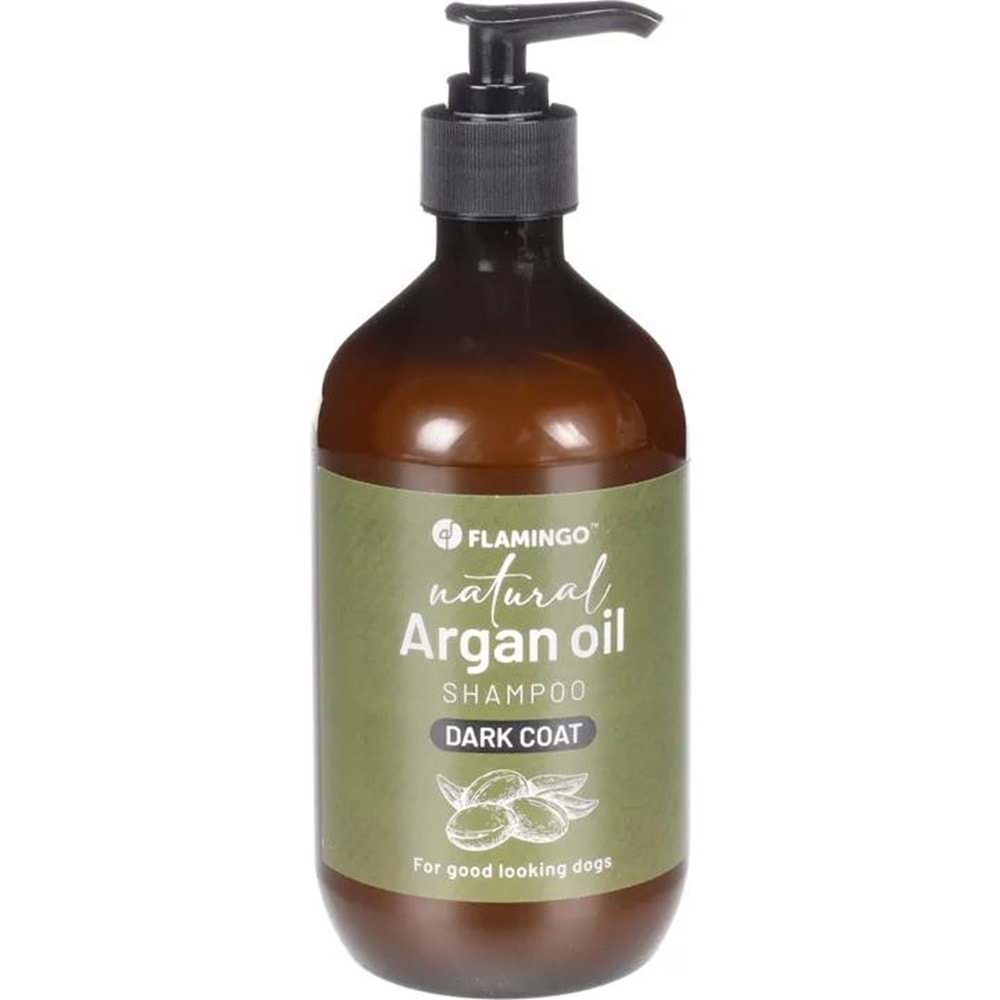 FLAMINGO ARGAN OIL DARK COAT SHAMPOO 500ML