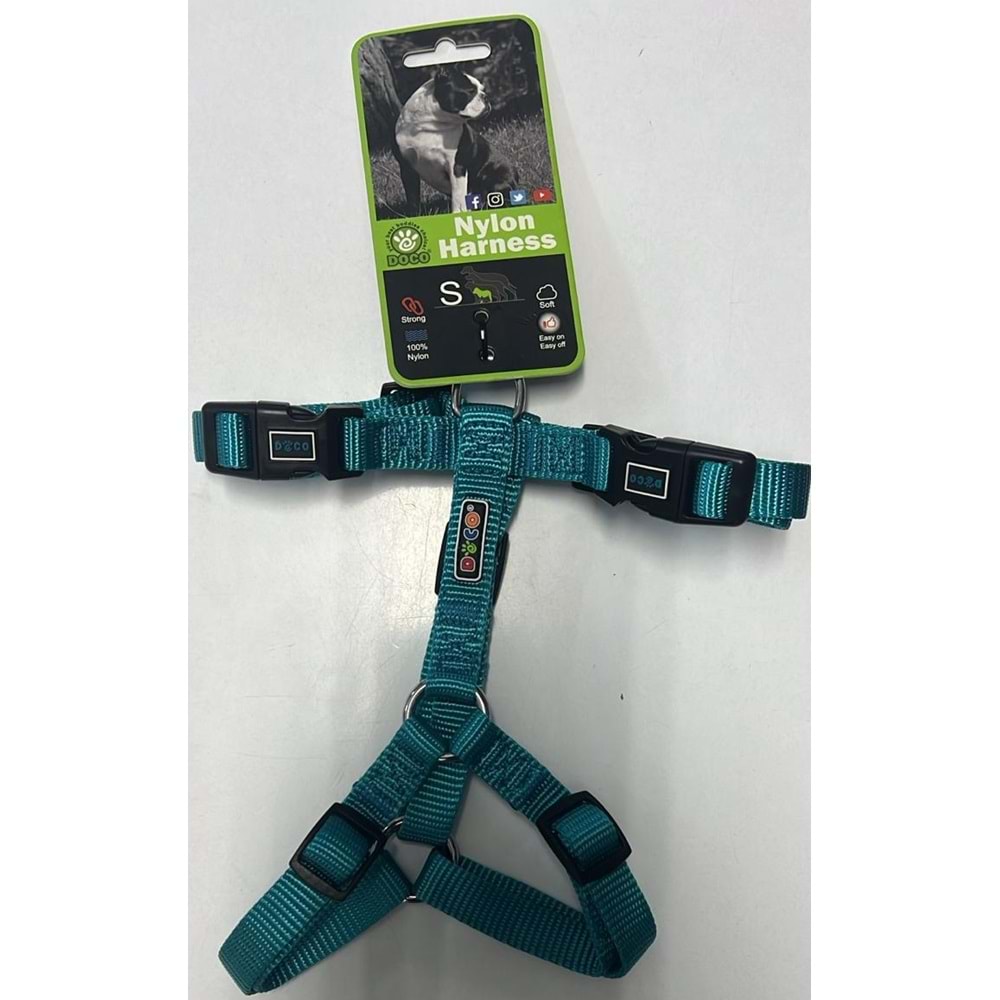 DOCO GÖĞÜSLÜK TASMA TURKUAZ (S)