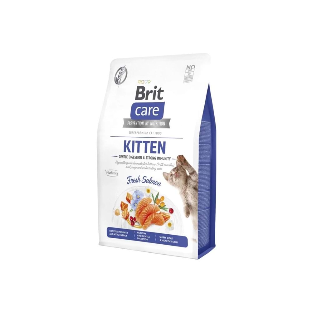 BRIT CARE KITTEN GENTLE DIGESTION&STRONG IMMUNITY SALMON 2KG