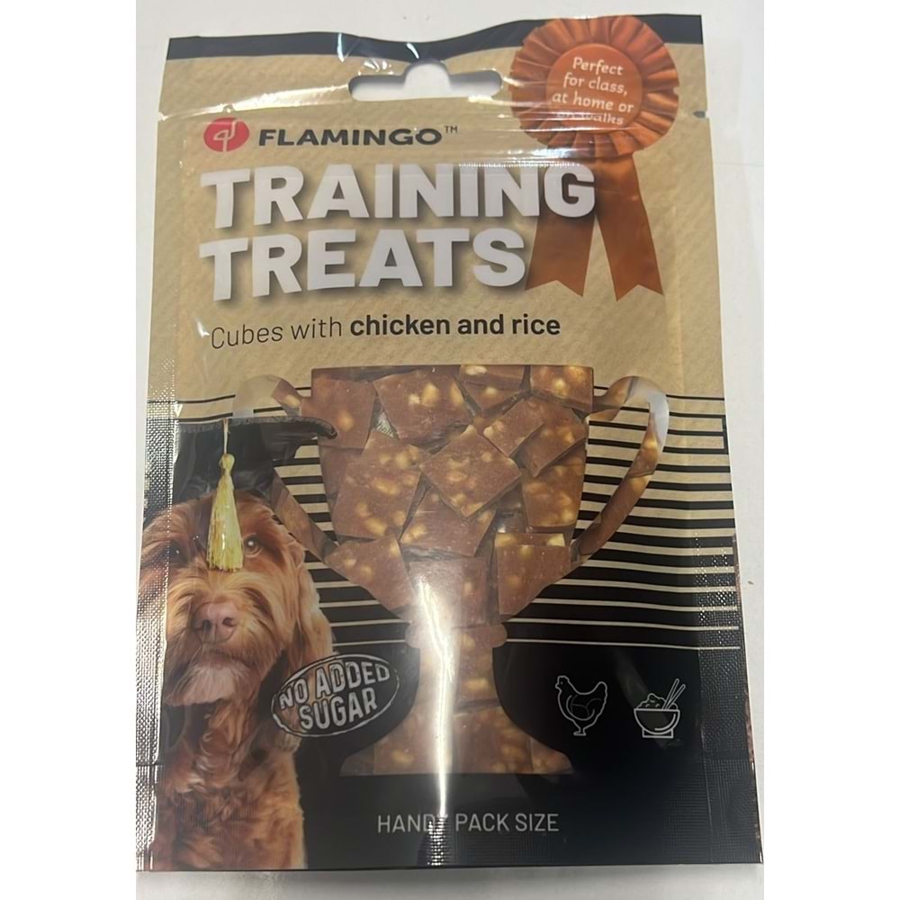 TRAİNİNG SNACK CHUNKS WİTH CHİCKEN RİCE 60G