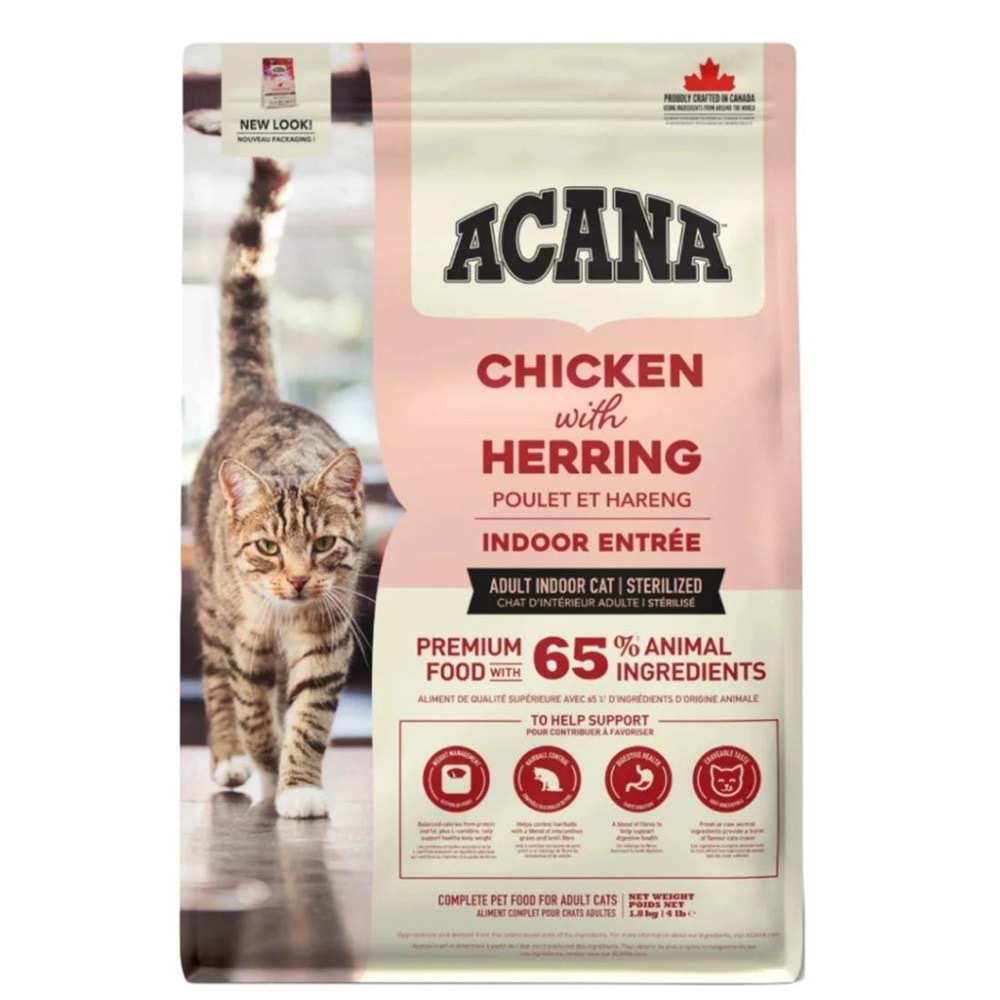 ACANA CAT INDOOR ENTREE-STERILIZED 1,8KG