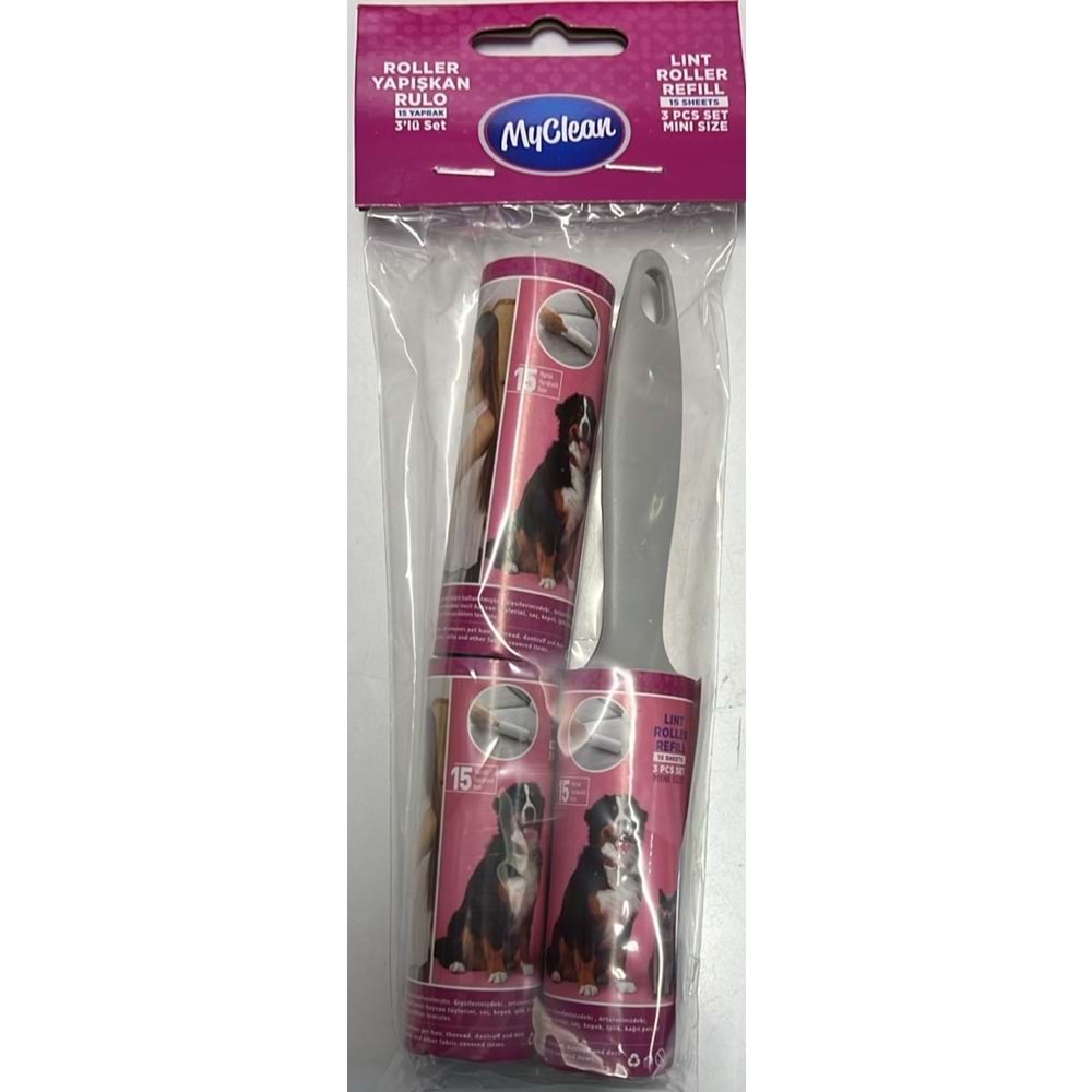MYCLEAN TÜY TOPLAMA RULOSU MİNİ 15YAPRAK