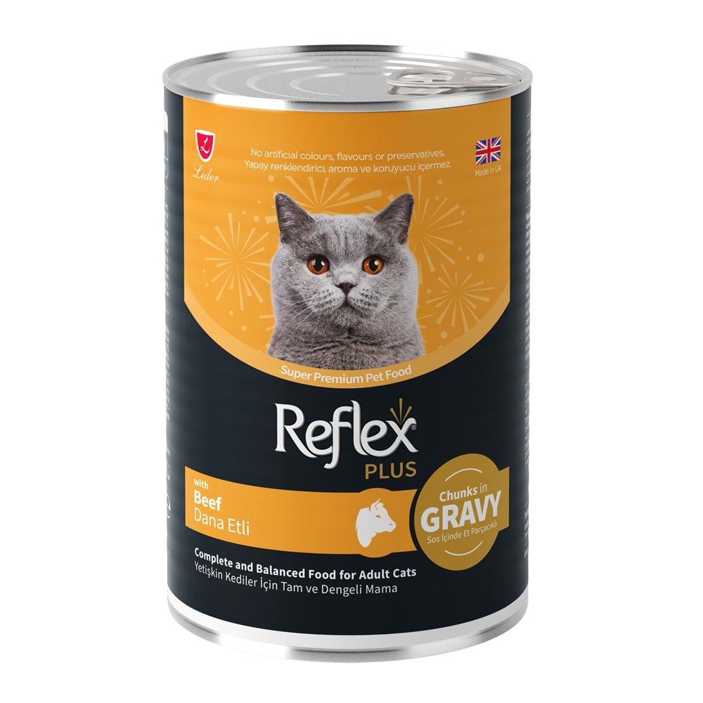 REFLEX PLUS BEEF 395 G CAT