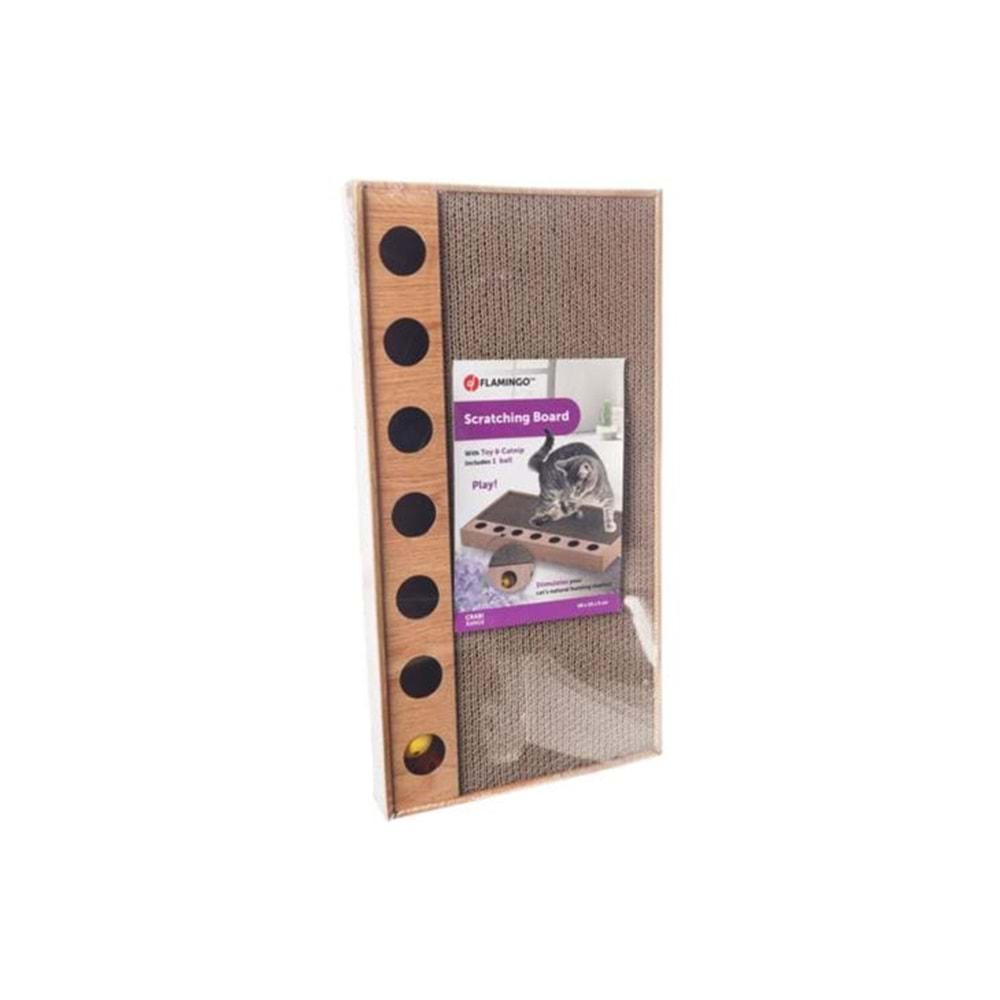 SCRATCHING TOY CRABI RECTANGLE 48X25X25