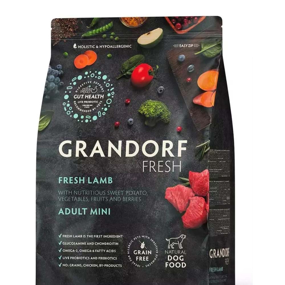 GRANDORF FRESH LAMB ADULT MINI 1KG