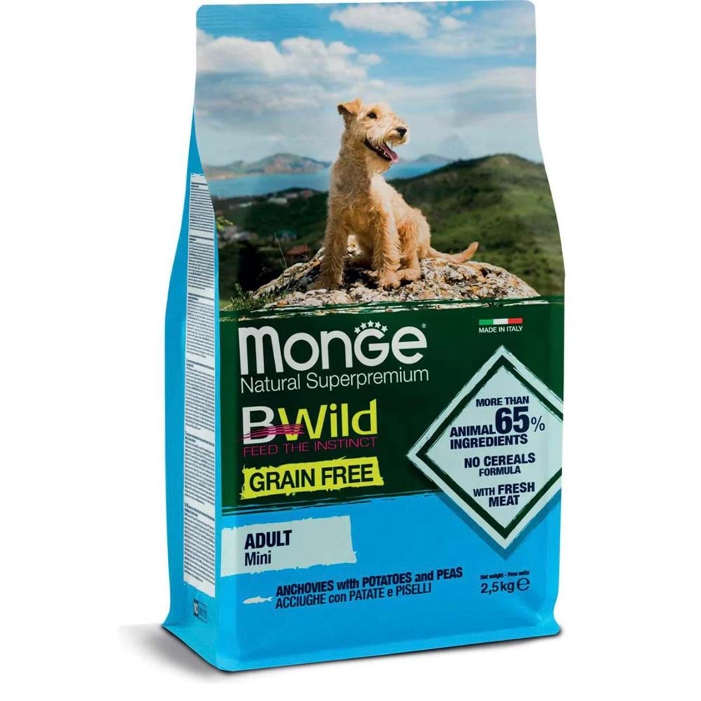 MONGE BW ANCH PEAS MINI 2,5KG