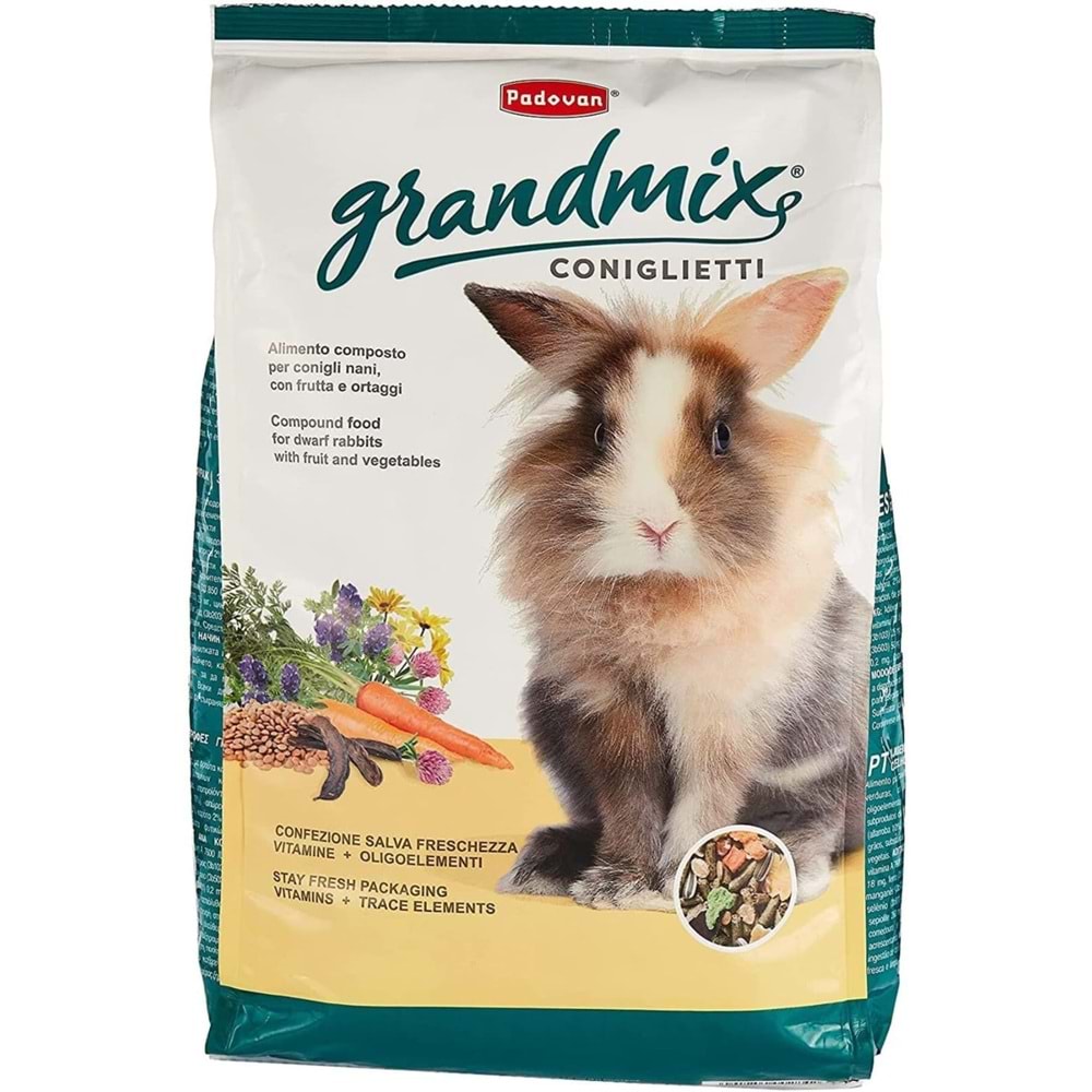 PADOVAN GRANDMİX CONİGLİETTİ 3KG