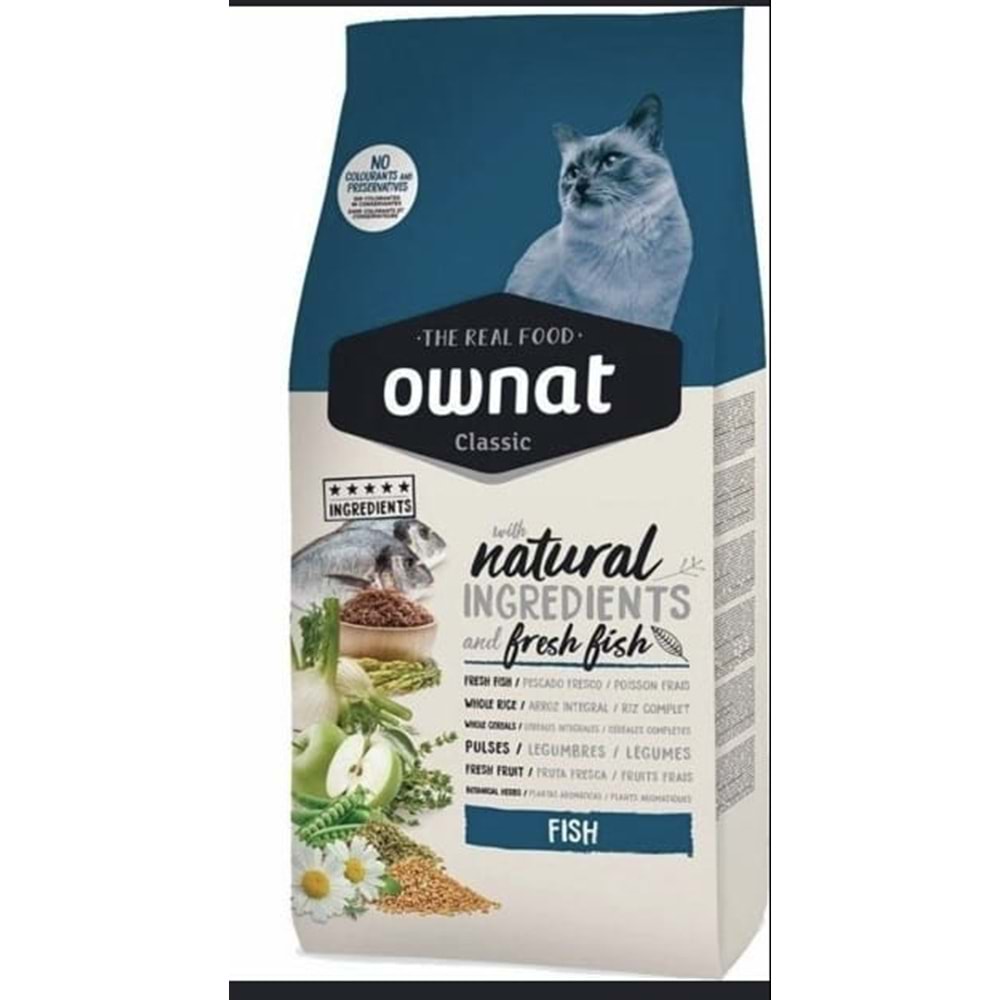OWNET CLASSIC FISH CAT 4KG
