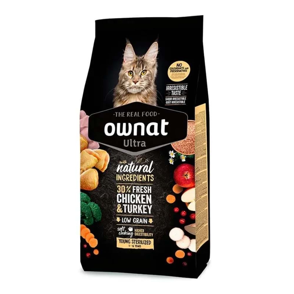 OWNAT ULTRA YOUNG STERLISED CAT 3KG
