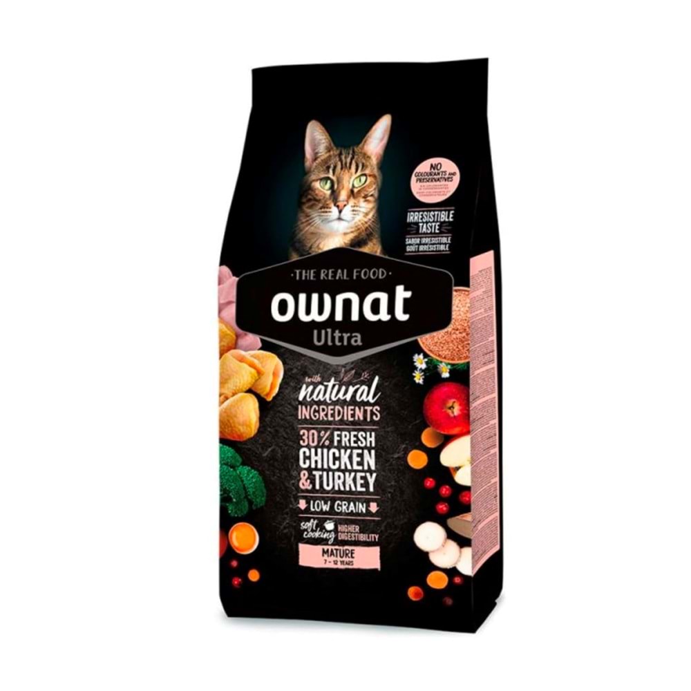 OWNAT ULTRA MATURE CAT 3KG