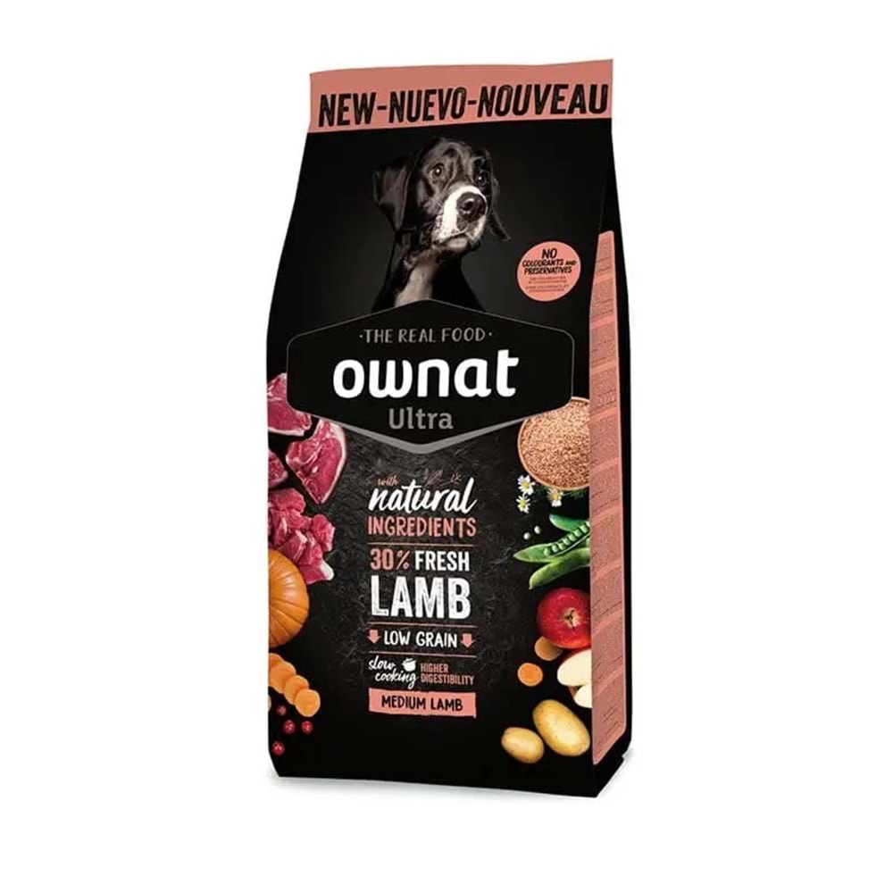 OWNAT ULTRA MEDIUM LAMB 3KG