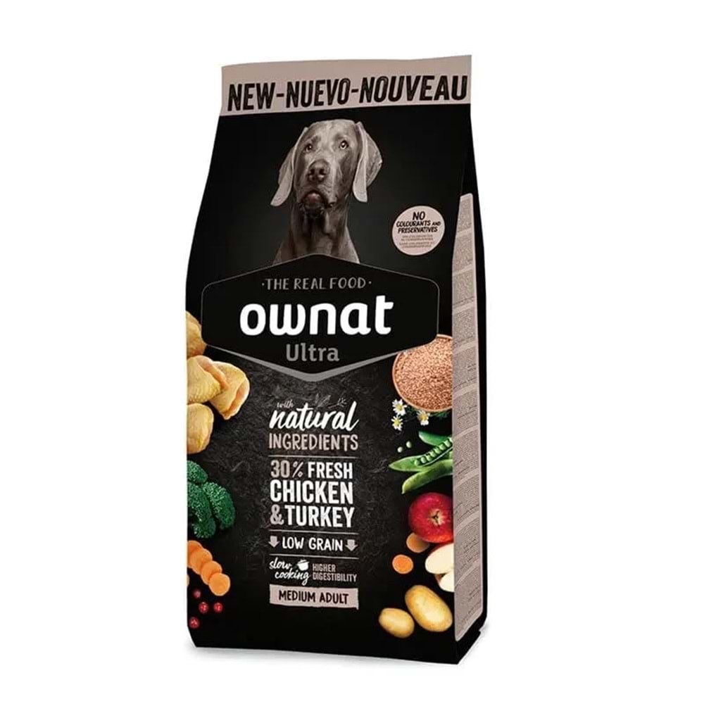 OWNAT ULTRA MEDIUM ADULT 12KG