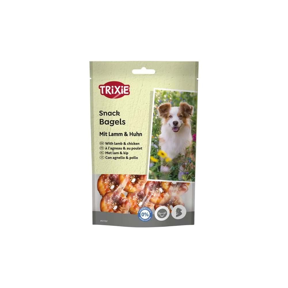 TRIXIE BAGELS WİTH LAMB&CHİCKEN 100G