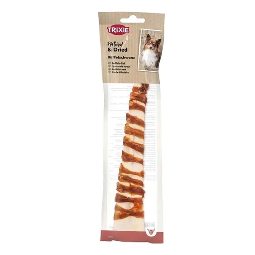 TRIXIE BUFFALO TAİL WRAPPED İN BUFFALO MEAT 28-30CM