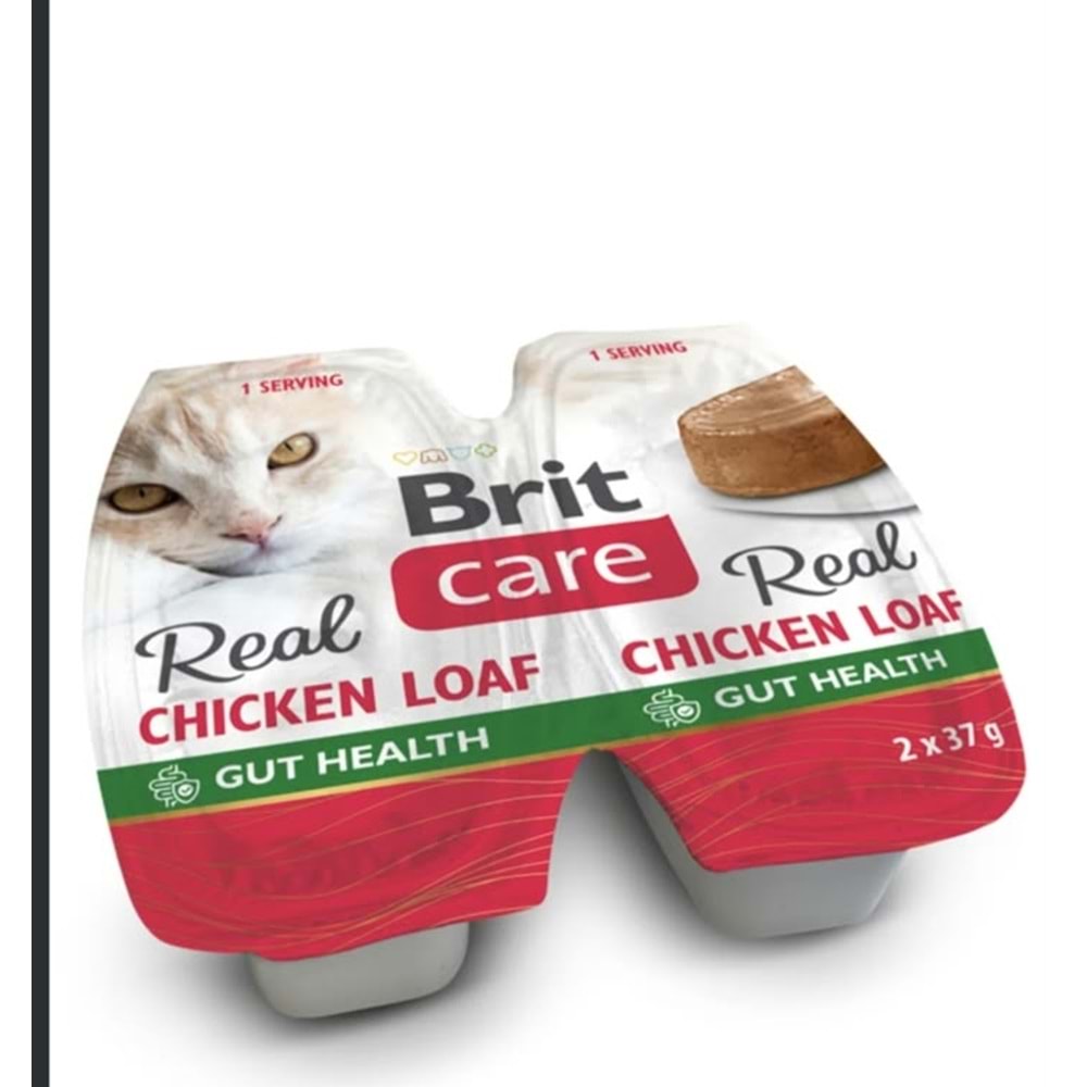 BRİT CARE CAT REAL CHICKEN LOAF 2X37
